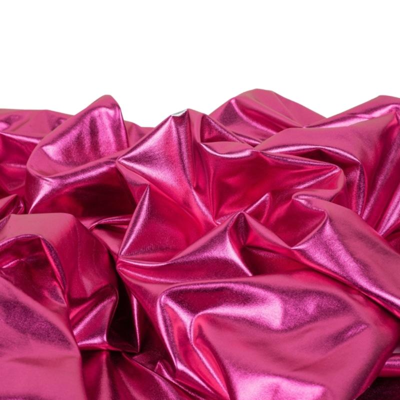 Metallic Gold Foil Textile Stretchable Spandex Cloth For Dance Costumes And Yogas Apparel