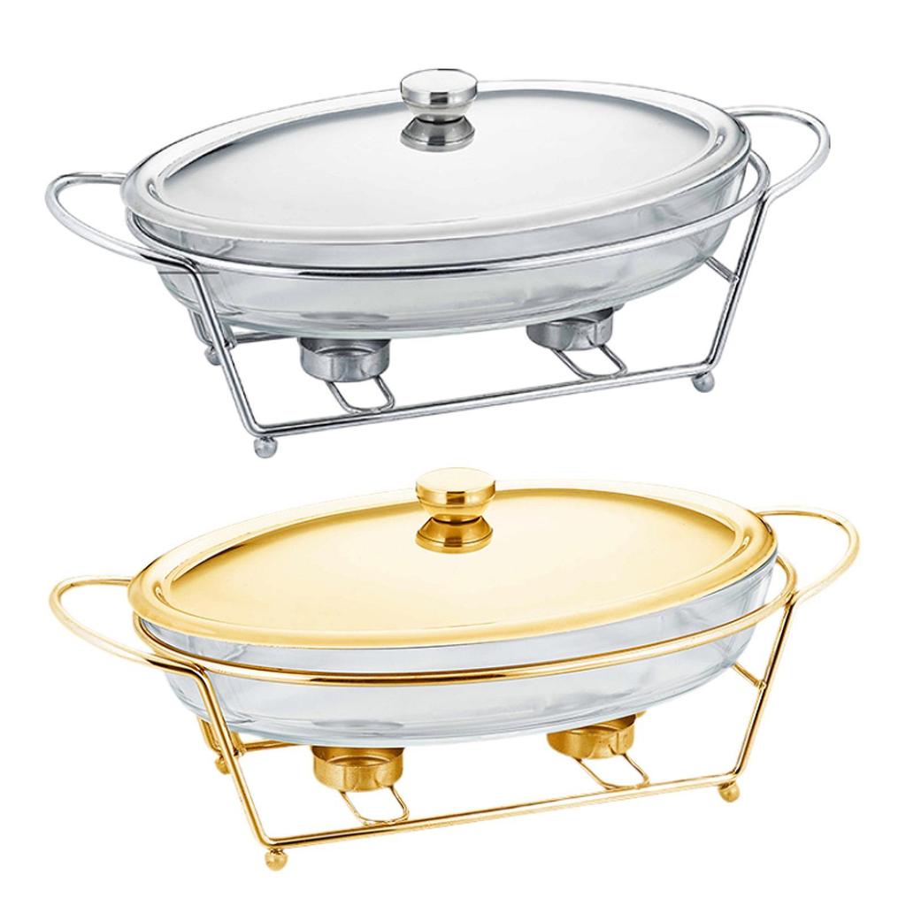Buffet Food Warmer Stable Round Chafing Dish for Banquet Kitchen Event Party