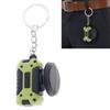 Creative Double Function Mini Grinder Keychain Constructed From Sturdy Soft Rubber Enhancing Aesthetics For Quality Concerned Individuals