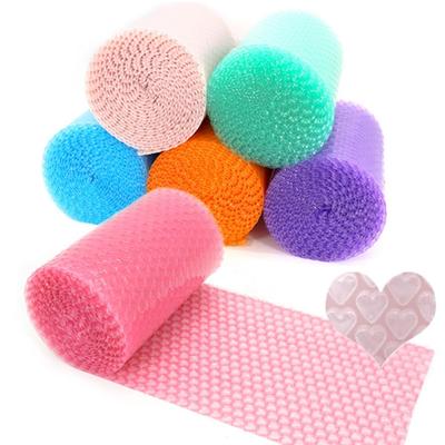 0,2*6M Süße Verdickte Herzform Luftpolsterfolie Stoßfeste Verpackung Puffer Polsterverpackung Luftpolsterpapier Schaumstoffrolle Zerbrechliches Glas