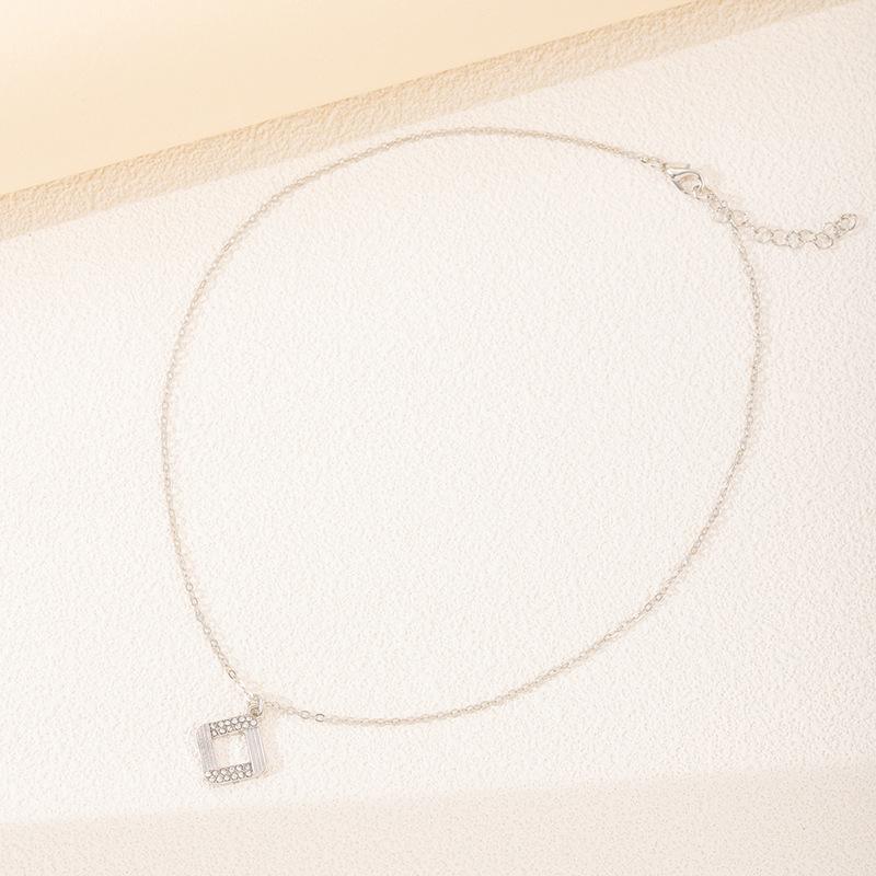 Alloy Diamond Cross Pendant Jewelry Women's Versatile Geometric Necklace Animal Snake Necklace