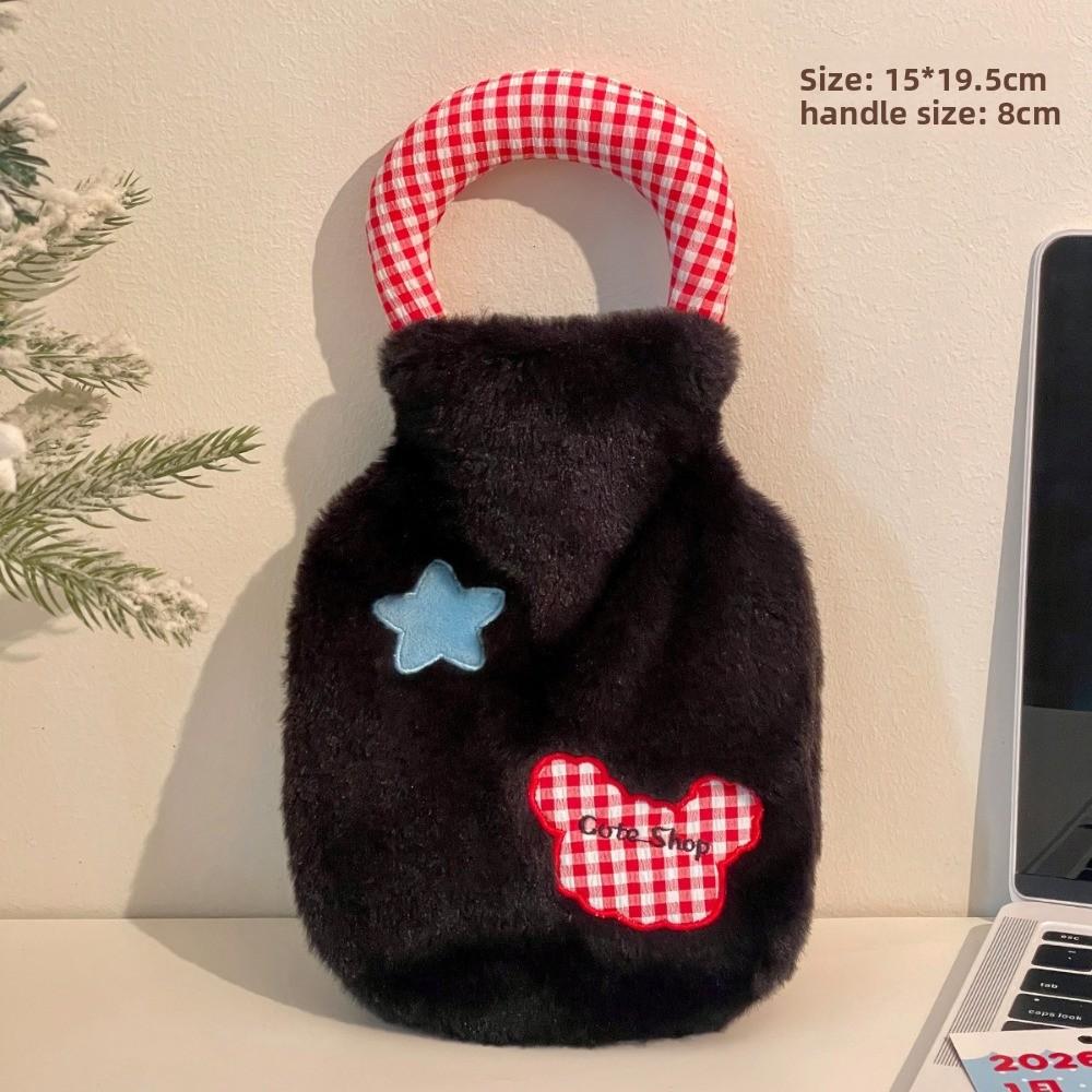 400ml Period Hot Water Bag Soft Cover Warm Water Bag Hand Feet Warmer  for Hot and Cold Compress