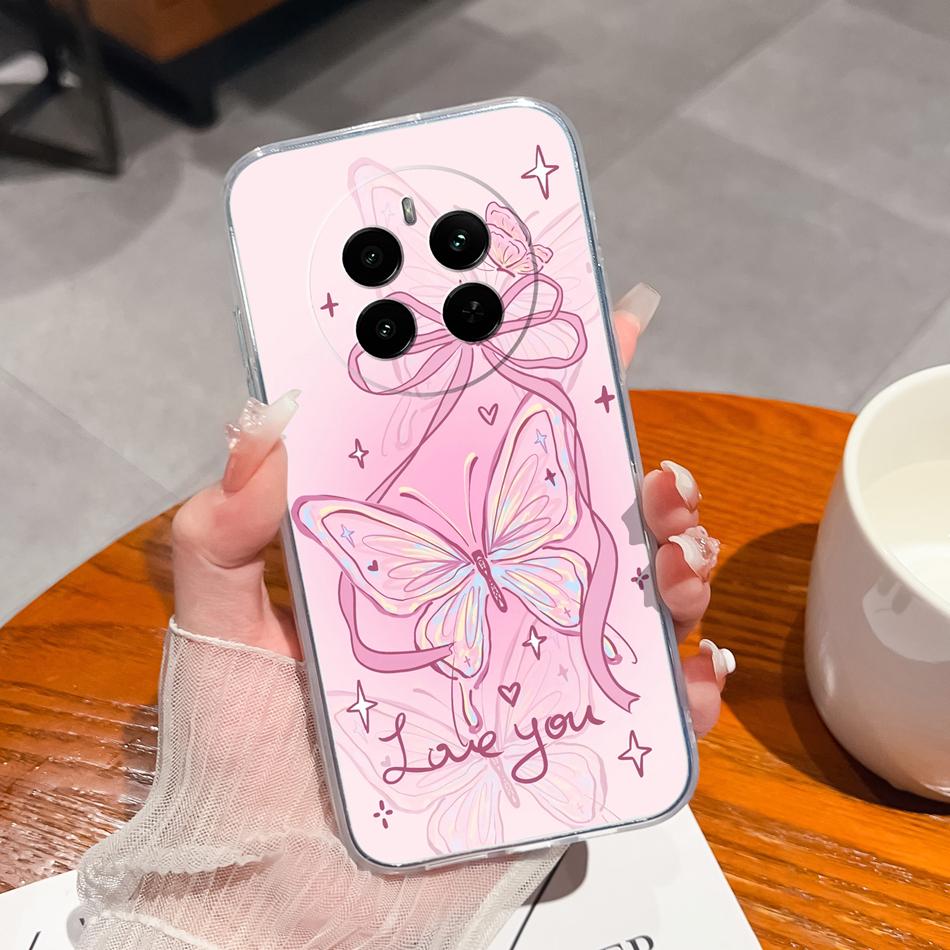 For Oppo Realme 12 Pro Plus Case For Realme12 4G 5G Phone Cover Cute Anime Transparent Soft Slim Protective Bumper Funda Coque