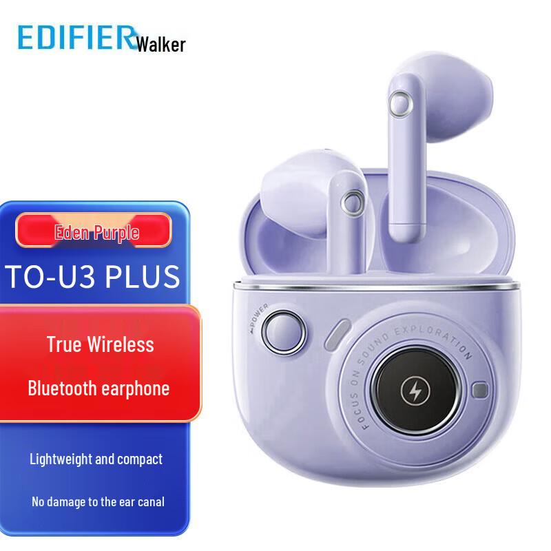 

EDIFIER TO-U3 Plus True Wireless Semi-in-ear Bluetooth Earbuds