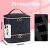 Double-Layer Makeup and Nail Polish Storage Bag - Holds 30 Bottles, Fashionable Large Capacity Handbag for Manicure Tools.