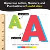 Combo Pack Large & Small Bulletin Board Letters & Numbers, Bright Multicolored 1.5 & 3 in. US Made Capital Alphabet Letters, Numbers, Punctuation for