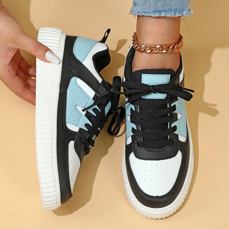 Women's Board Shoes Low-top Casual Sneakers Men PU Leather Running Walking Sports Shoes Classic Fitness Platform Shoes