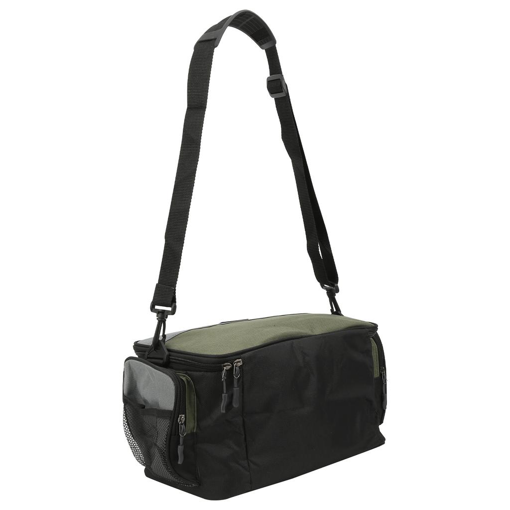 Fiskeväska Betesväska Utrustningsrulle Bärlåda Enkelaxel Förvaring Fyrkantig Ficka Utomhustillbehör