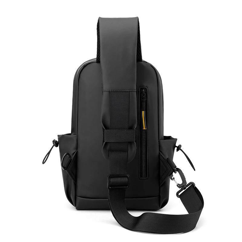 2024 Men's Large-Capacity Fashion Waist Bag - Oxford Cloth Running Chest Bag