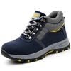 Spring Safety Boots Men Shoes Puncture-Proof Work Boots High Top Steel Toe Shoes Construction Protective Boots