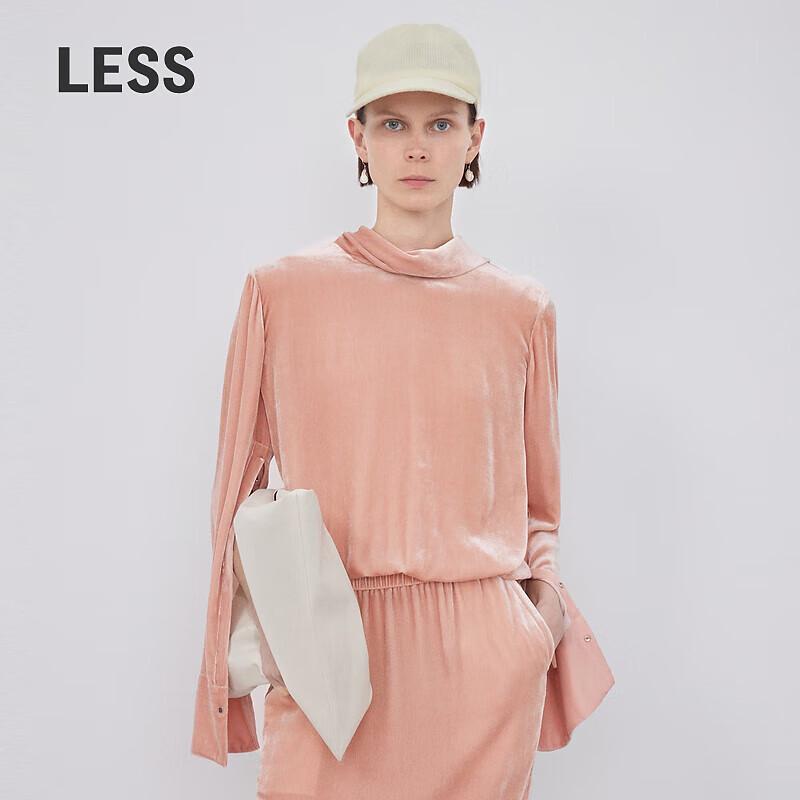 

LESS 2023 Autumn Pullover Collared Long Sleeve Shirt L