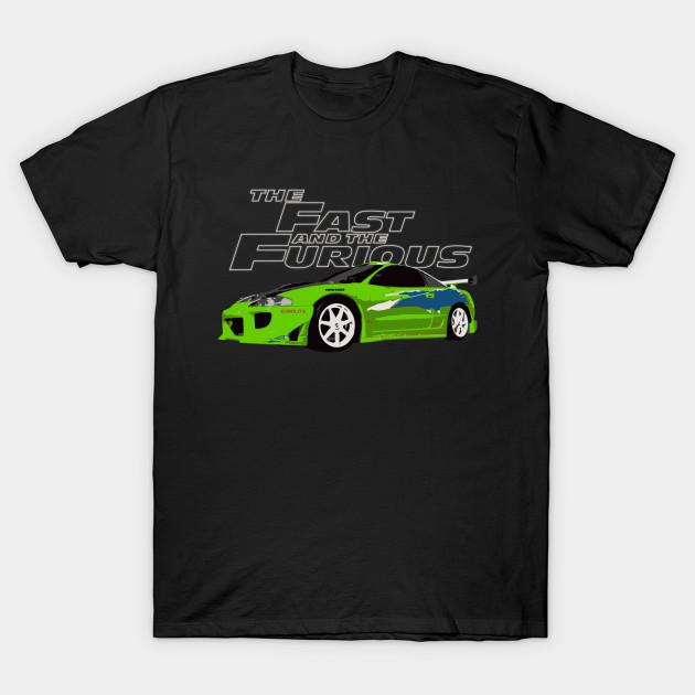 

Men Black Print T-shirt The Fast And Furious Eclipse No-Cut Transfer Paper Print Cotton Tshirt - Men s Summer Cotton Graphic Tee 5XL різнокольоровий