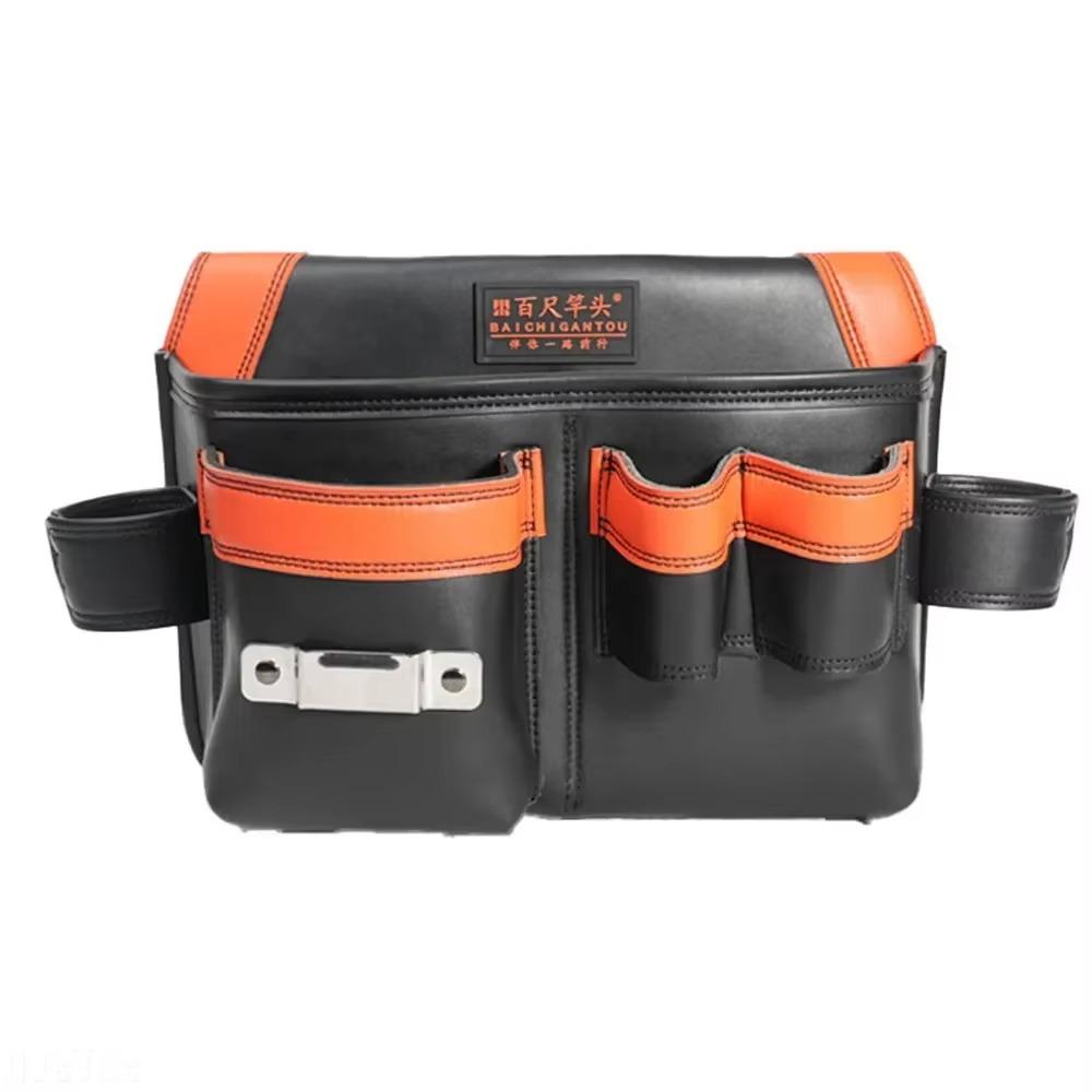 

Tape Measure Storge Waist Bag Pockets Hardware Tool Bag Professional Tool Waist Bag Electrician чёрный
