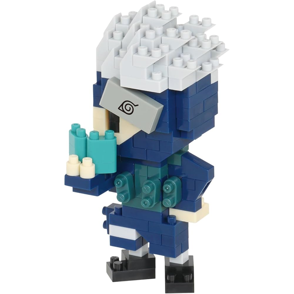 Kawada nanoblock Naruto Shippuden Kakashi Hatake 180 Pieces Building Set Ages 12 and Up