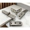 8Pcs Furniture Hardware Accessories Flap Screw-On Hinges 270 Degree Cabinet Door Hinge