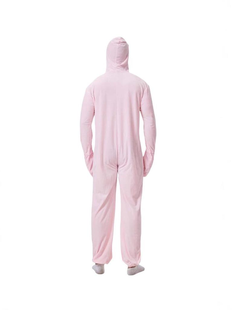 Unisex Adult Cute Pink Big Rabbit Masquerade Cosplay Costume