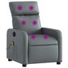 VidaXL Fauteuil de Massage Inclinable, Chaise avec Repose-pieds, Siège avec Dossier et Accoudoirs Salle de Séjour, Moderne, 374193