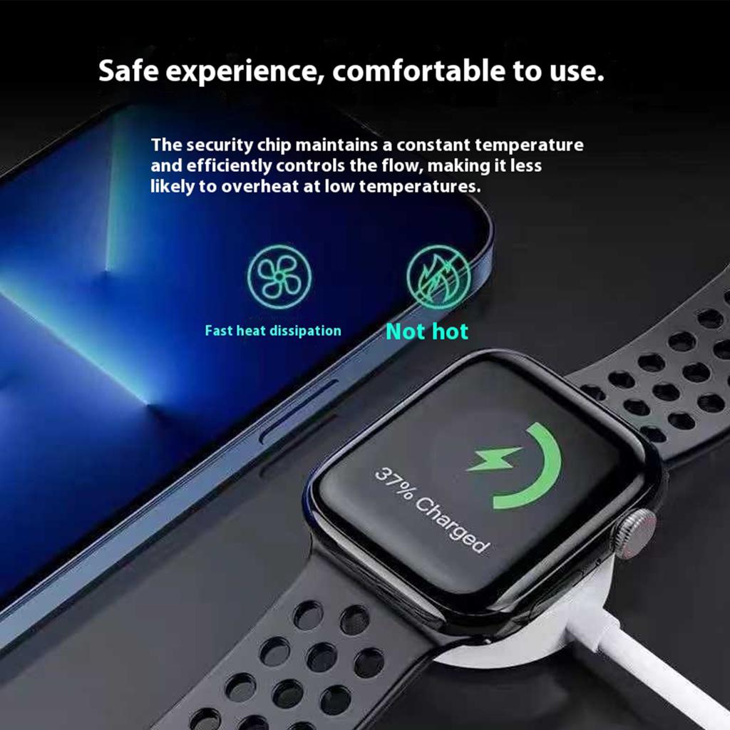 New Magnetic Wireless Fast Charger USB/Type C Charging Cable Dock For Apple Watch Series 10 9 8 7 6 5 4 3 2 Ultra Edition iWatch