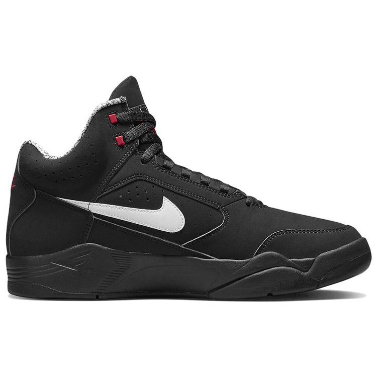 Nové Nike Air Flight Lite Ii Mid Černé Bílé Varsity Červené DQ7687-003