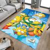 1PC Homer Simpson Lisa Simpson Carpet Ultra Soft, Thick & Absorbent, Non Slip Machine Washable Mat for Entryway
