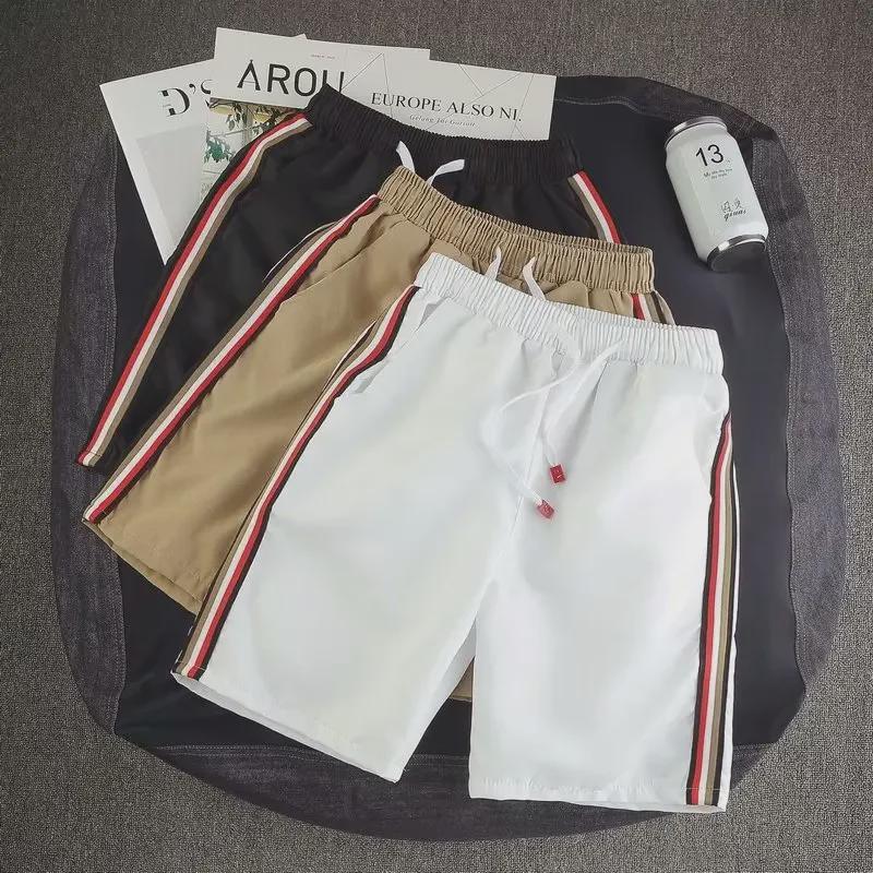 Pánské letní ležérní 5bodové plážové šortky - Trendy, lehké a sportovní