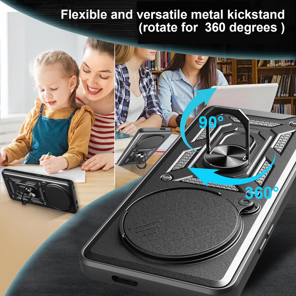 Military Armor Case For Xiaomi 15 Ultra 5G Cover Lens Protection With Ring Magnetic Holder Coque Fundas Capa