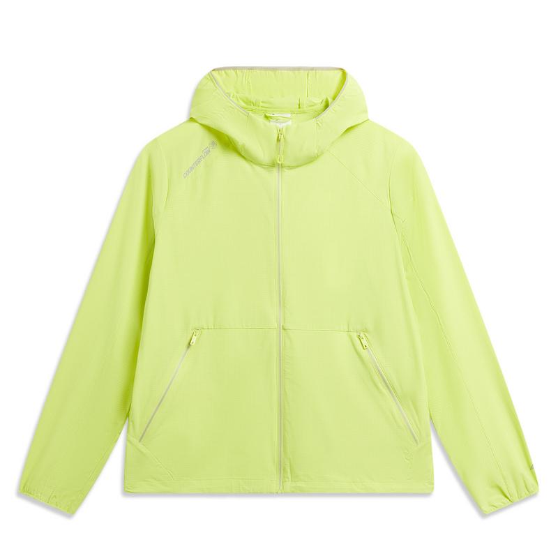 Li Ning Outdoor CF Tracing Sun Protection Clothing Women s Yellow Firefly Green AFDW214-2 L