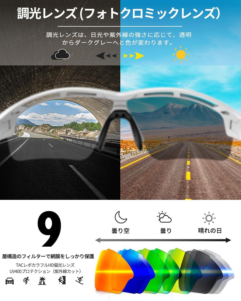 Polarized Sports Sunglasses for Men and Women Suitable for Tennis UV400 Protection TAC TR90 [Rosemal] - Cycling, Hiking, Fishing, Baseball, Golf,