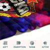 1Pc CSKA Moscow Logo Print Flannel Blanket High Quality Warm Comfortable Cover for All Seasons Perfect for Gifts Home Decor