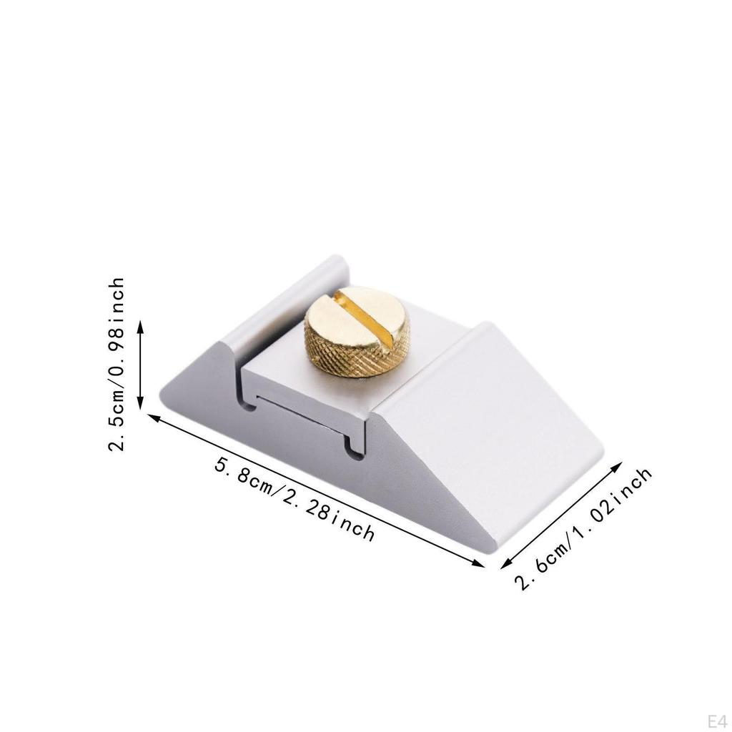 Hand Sanding Block Aluminum Alloy Lightweight Comfortable Grip Practical Sand Paper Holder for