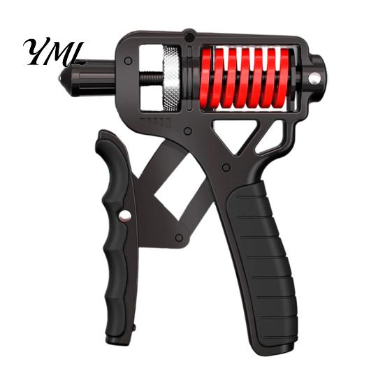 Ergonomic Forearm Strengthener Hand Grip with Counter, 5-165kg Resistance Adjustable Strength Exerciser Trainer Exerciser, Rehabilitation Training