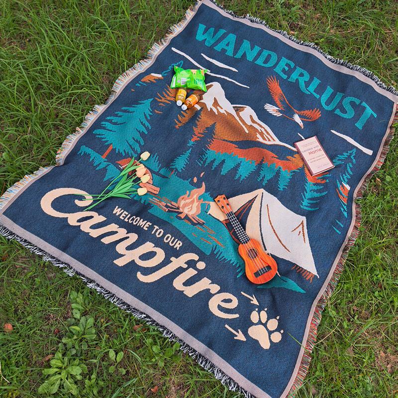 NuFeng American Outdoor Camping Picnic Blanket 180x130 cm
