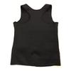 Men Sauna Vest Breathable Adjustable Zipper Closure Weight Loss Waist Training Tank Top for Daily Workout Black XL
