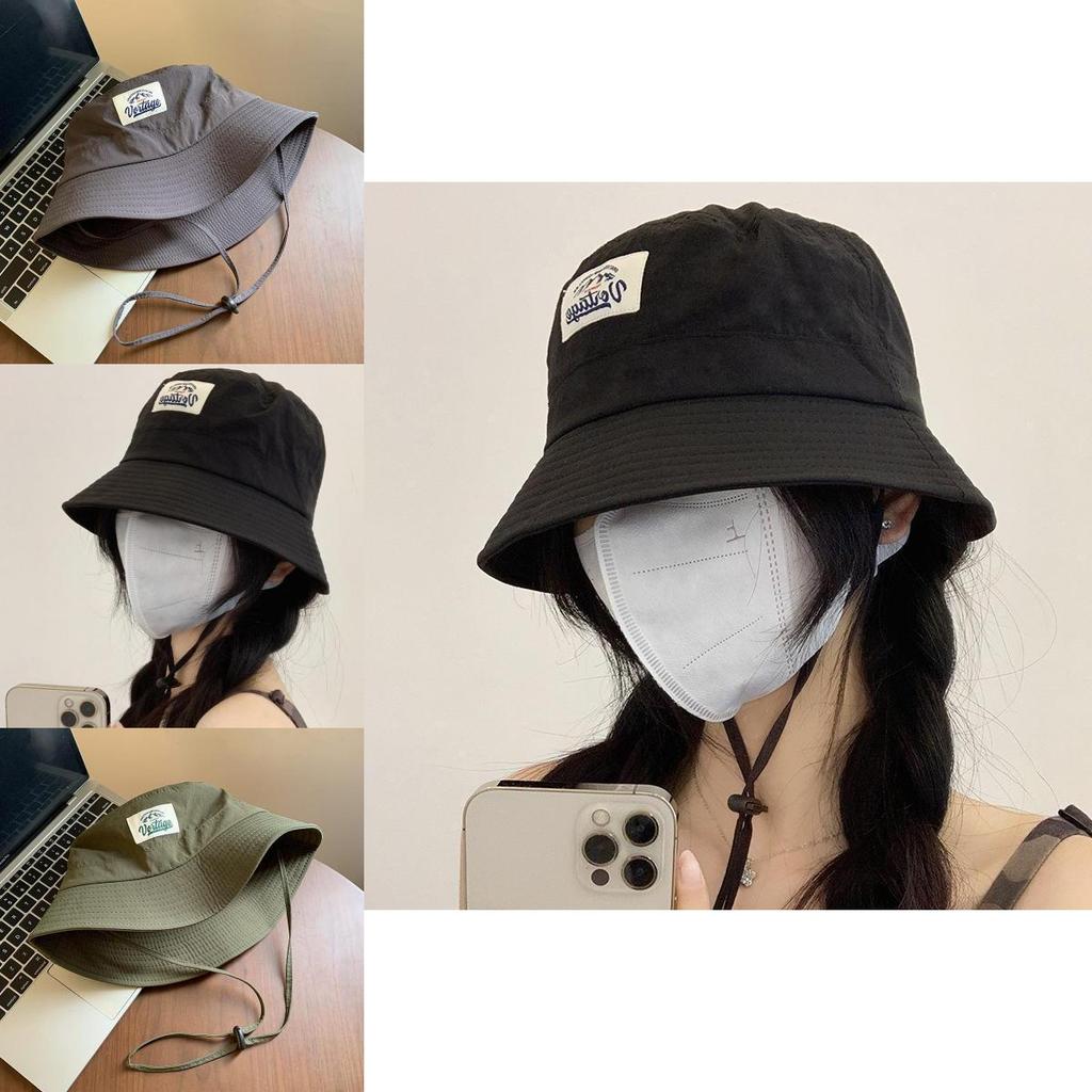 Vielseitiger Atmungsaktiver Schnelltrocknender Fischerhut für Damen in Schwarz für alle vier Jahreszeiten