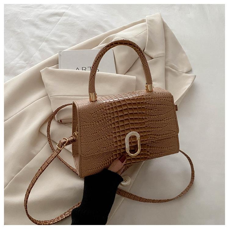 Bags Women's Fashion Niche Textured Small Square Bags Versatile Shoulder Crossbody Bags Handbags