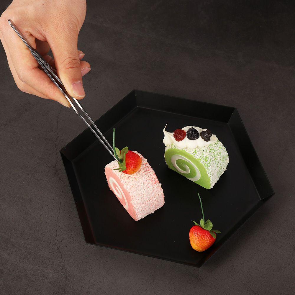 Plating Chef Food Tweezer BBQ Clip Barbecue Tongs Serving Presentation Stainless Steel Kitchen Tool