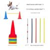 Dog Agility Training Equipment Dog Obstacle Training Jump Rod Cone Barrel Sign Post Combination Hurdle Dog Trainer Pet Supplies
