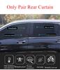 Double layer Car Rear Side Window Sunshade UV Protect Perspective Mesh W/ Zipper