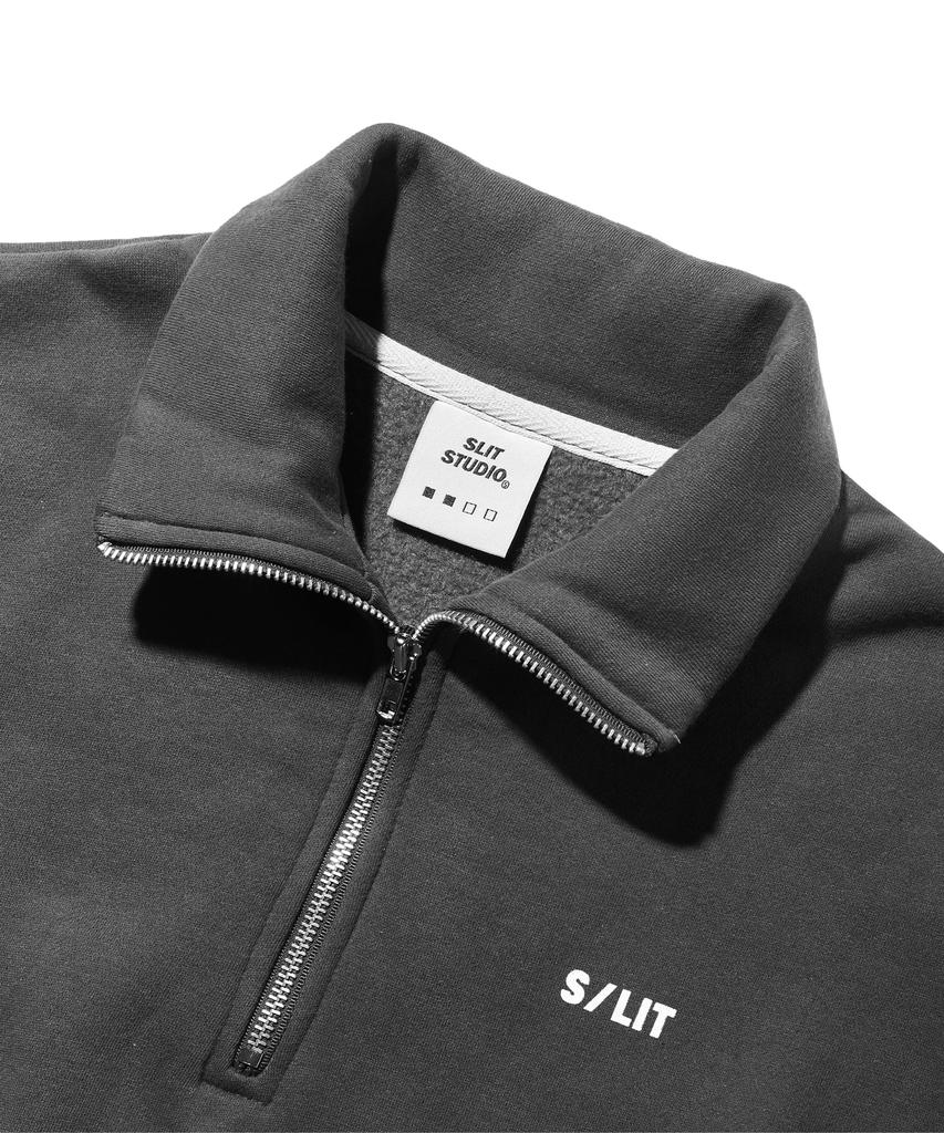 Eseulisseutyudio Steady Sweat Half-Zip Charcoal