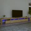 Vidaxl TV-Schrank mit LED-Beleuchtung, Sonoma-Eiche, 290 x 36,5 x 40 cm