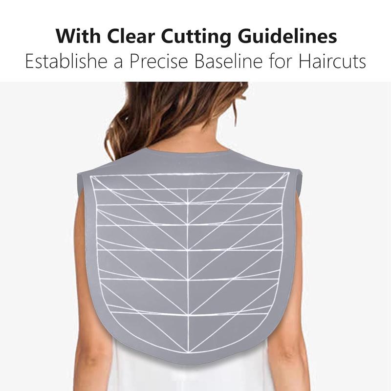 Silicone Cape for Hairdressing, Dyeing, Perming, and Anti-Flyaway with Neck Wrap