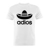 100% Cotton Unisex T Shirt Adios Goodbye Spanish Mexican Funny Parody Geek Gift Tee