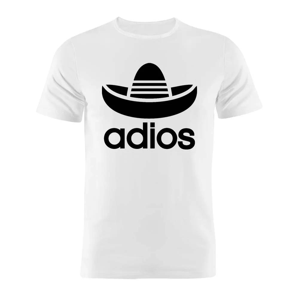 100% Cotton Unisex T Shirt Adios Goodbye Spanish Mexican Funny Parody Geek Gift Tee