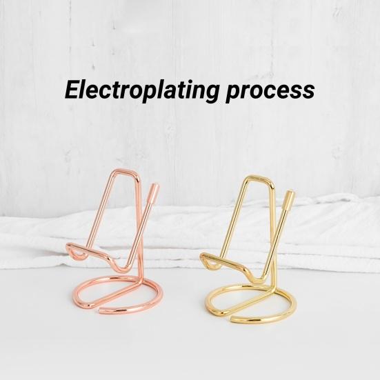 Phone Holder Strong Multifunctional Electroplated Desk Bearing Capacity Smart Phone Tablet Lazy Bracket