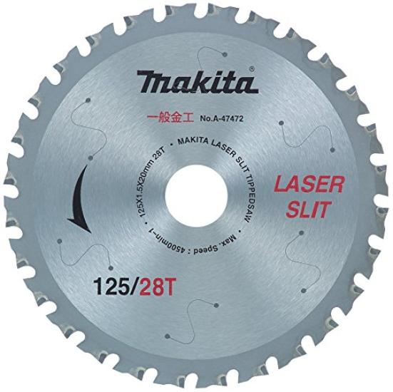 

Makita Tipped Saw for Rechargeable Metalwork 125-28T A-47472 срібний
