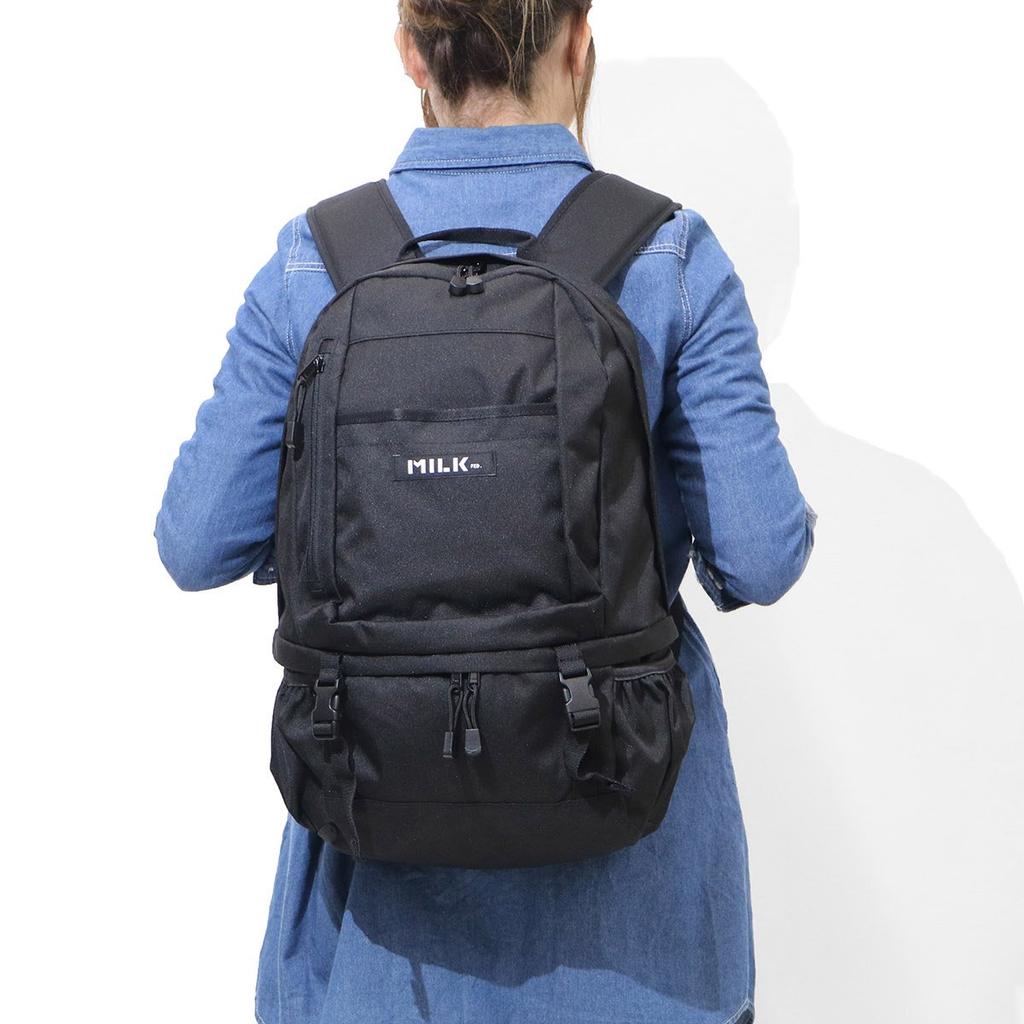 [Milkfed] Big Backpack Bar Series Black
