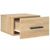 Hanging Bedside Cabinet, Sonoma Oak, 35X35X20 Cm