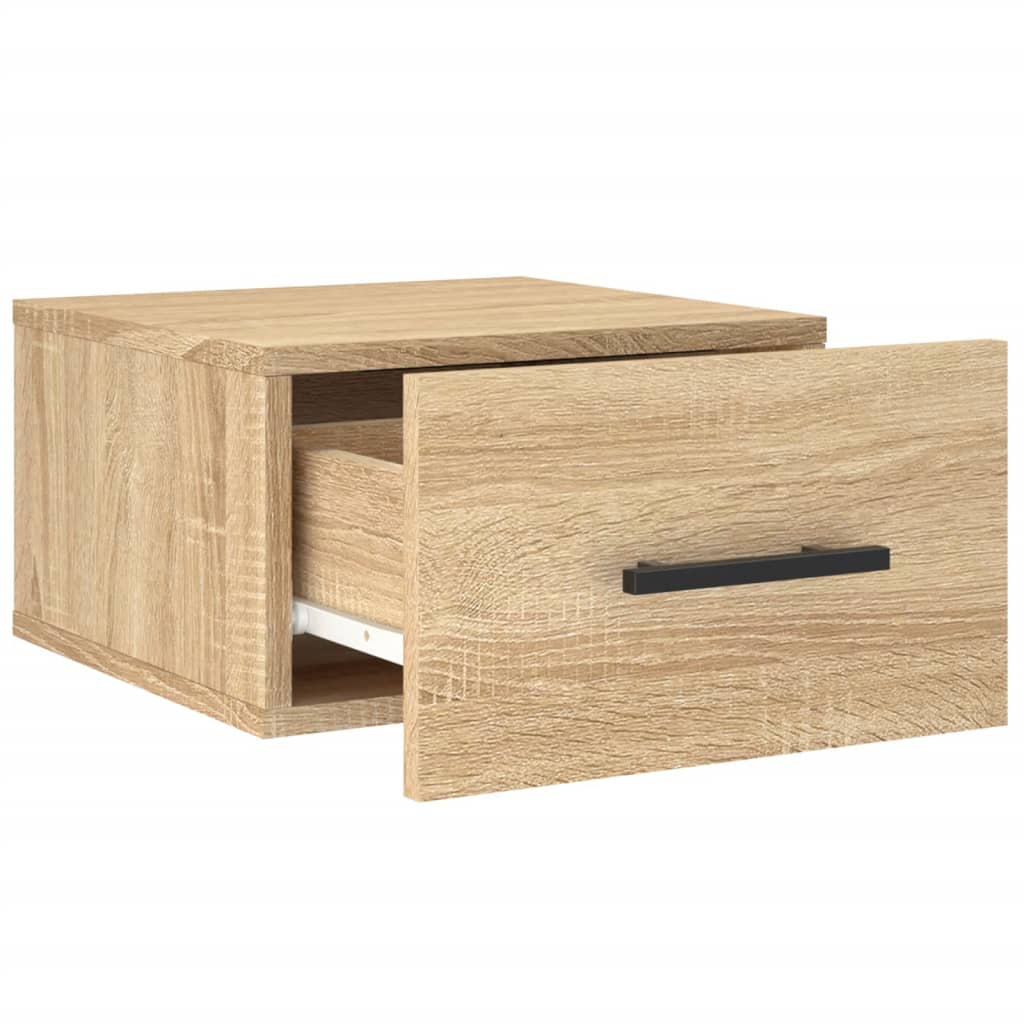 Hanging Bedside Cabinet, Sonoma Oak, 35X35X20 Cm