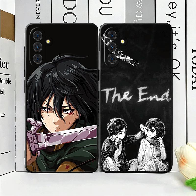 A-Attack On T-Titan Mikasa Soft Phone Case for Samsung A17 A37 A57 A16 A26 A36 A56 A15 A25 A35 A55 A14 A24 A34 A54 A13 A23 A33 A