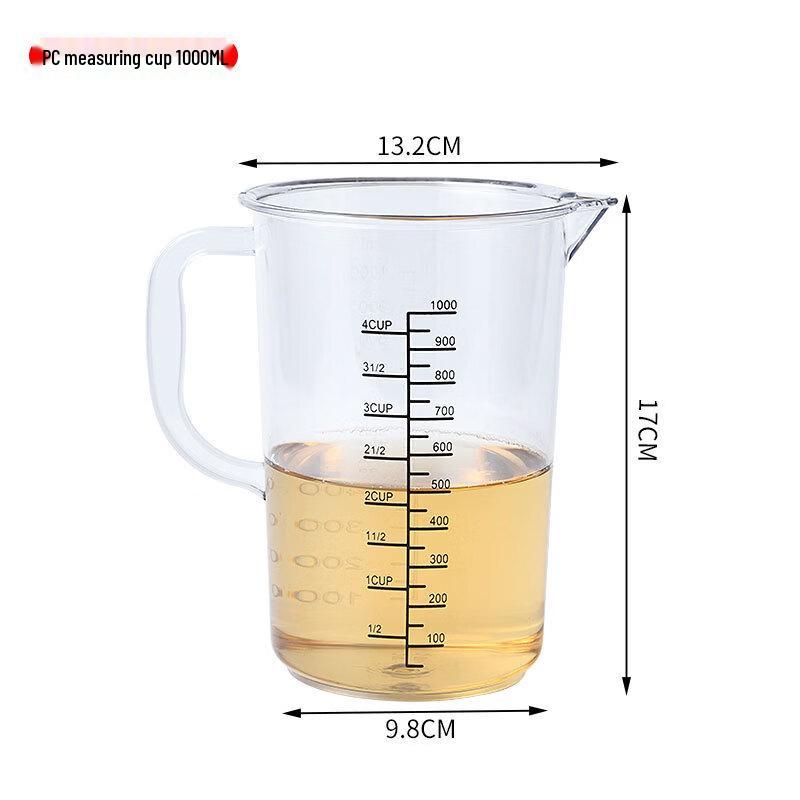Acrylic PC Graduated Measuring Cup
